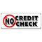 Signmission NO CREDIT CHECK BANNER SIGN car automobile pay here furniture appliance B-No Credit Check - alternate 1